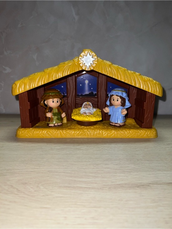 Little People Other - Fisher-Price Little People Nativity Stable w/ Mary, Joseph & Baby Jesus